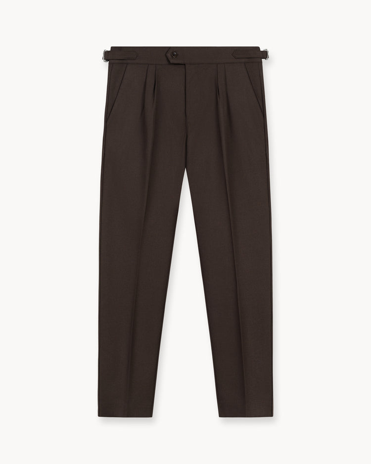 Buckle Pants (Brown)