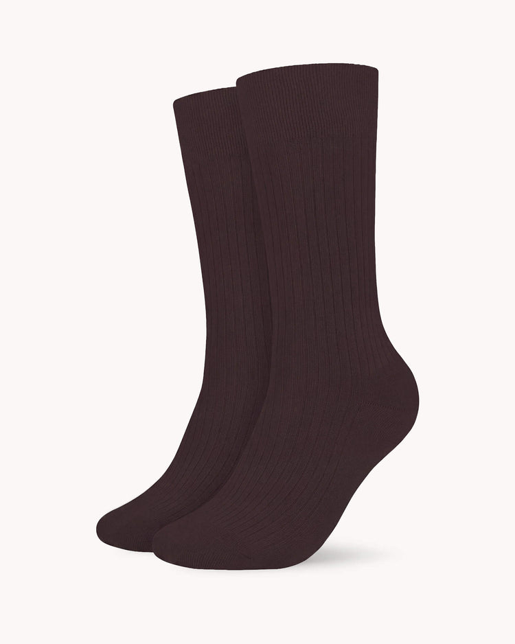 Classic Socks 2x (Chocolate Brown)