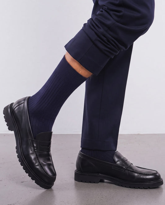 Classic Socks 2x (Navy)