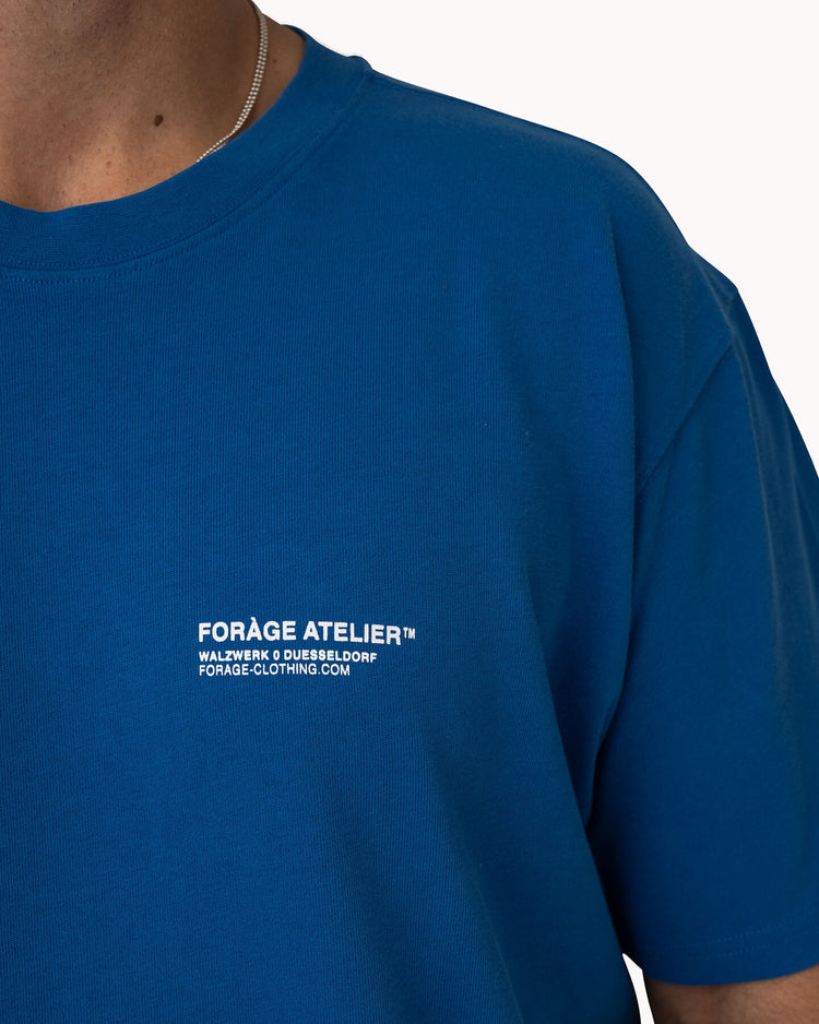 Relaxed Forage Atelier T-Shirt (ibiza blue/white)