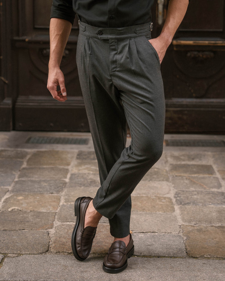 Buckle Pants (Anthracite)