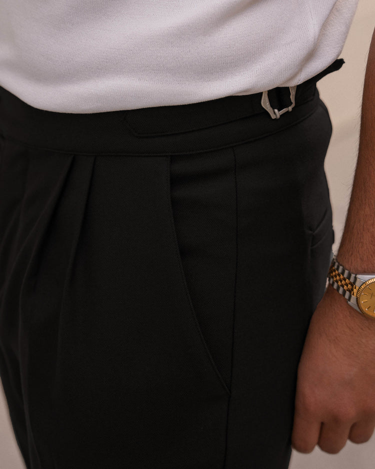 Buckle Pants (Black)