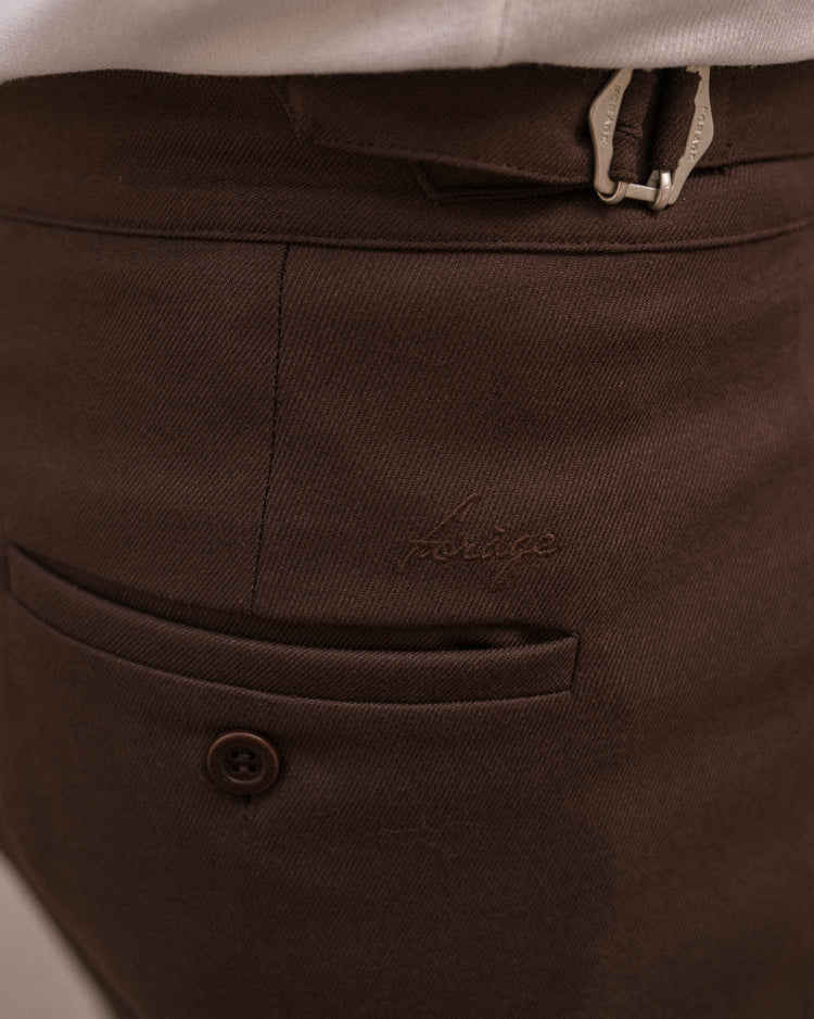 Buckle Pants (Brown)