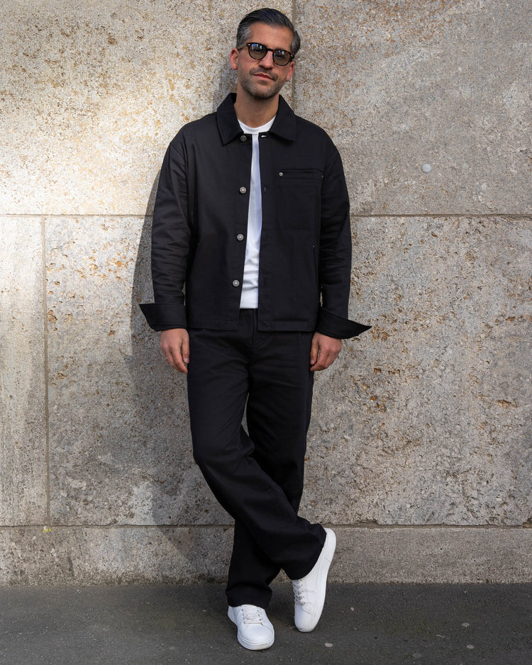 Denim Overshirt (Black)