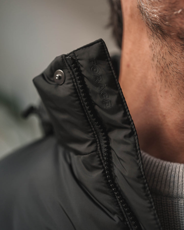 Down Puffer Jacket (Black)