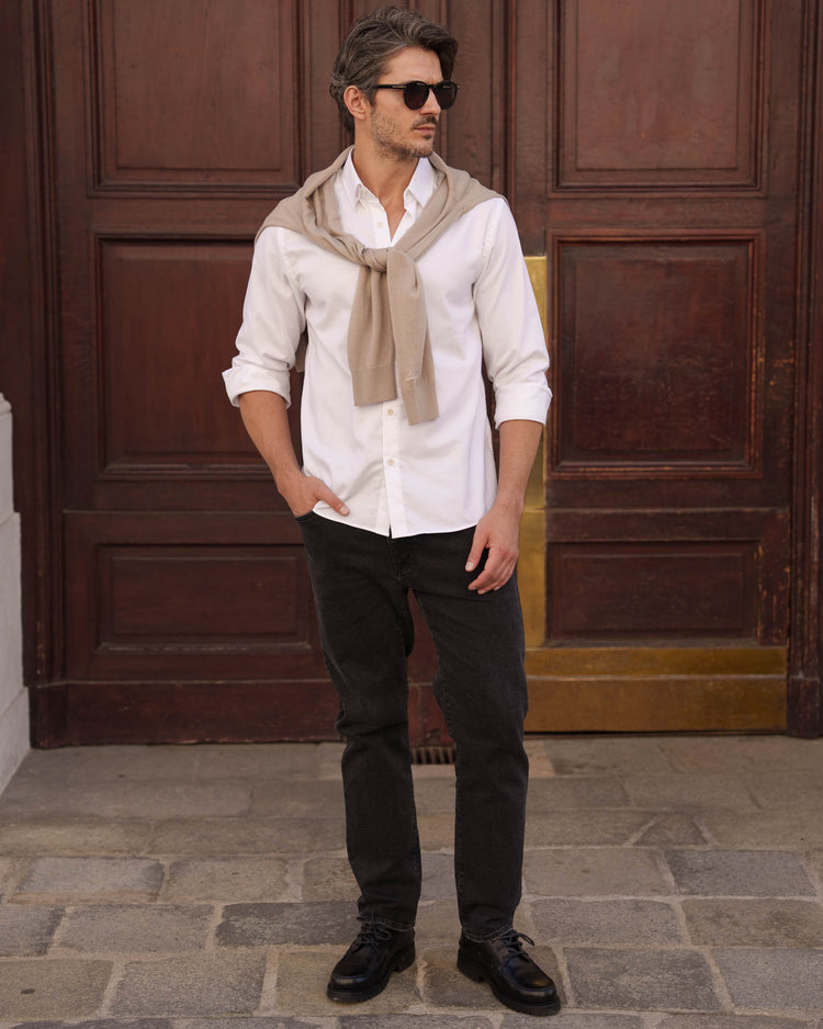 Classic Oxford Shirt (White)