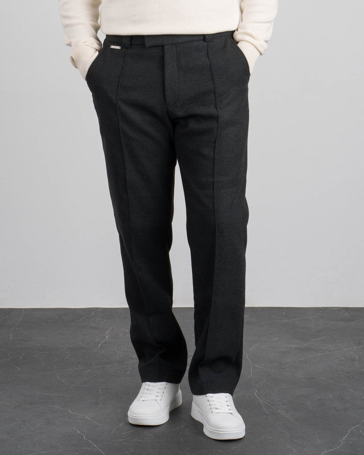 Twill Regular Fit Pants (Anthracite)