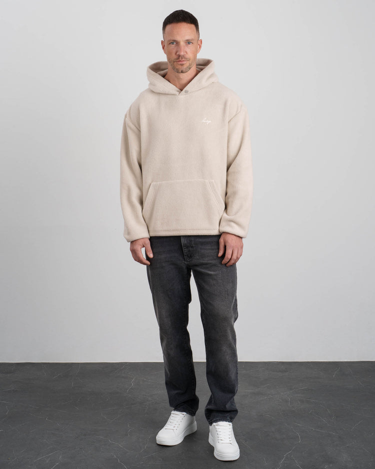 Fleece Hoodie (taupe)