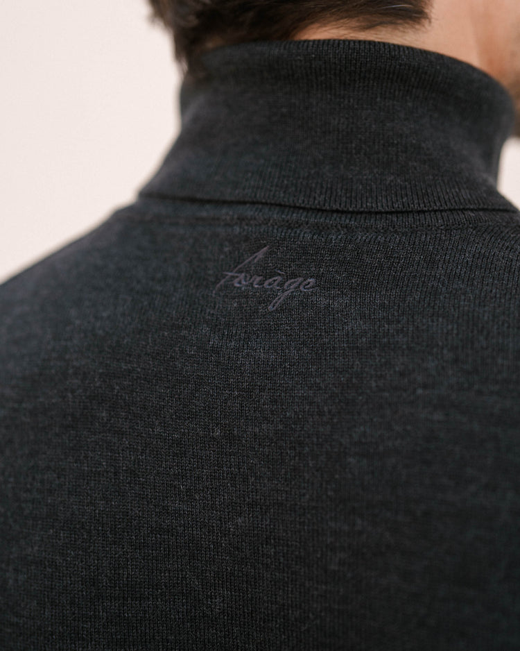 Merino Turtleneck (Dark grey)