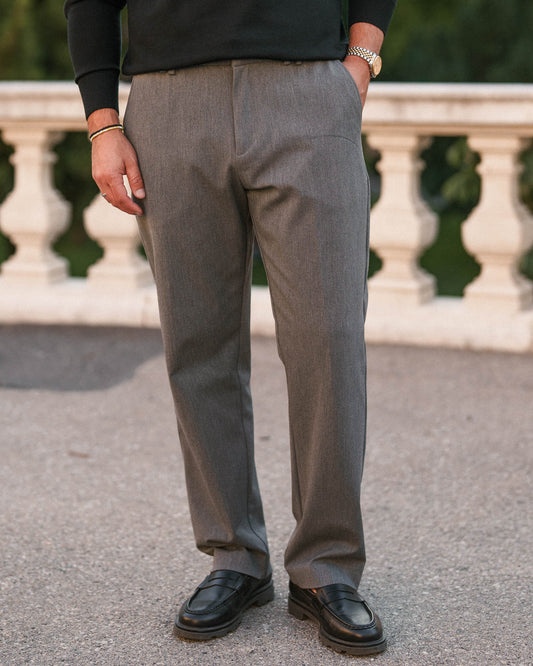 Suit Pants Regular Fit (Mid Grey)