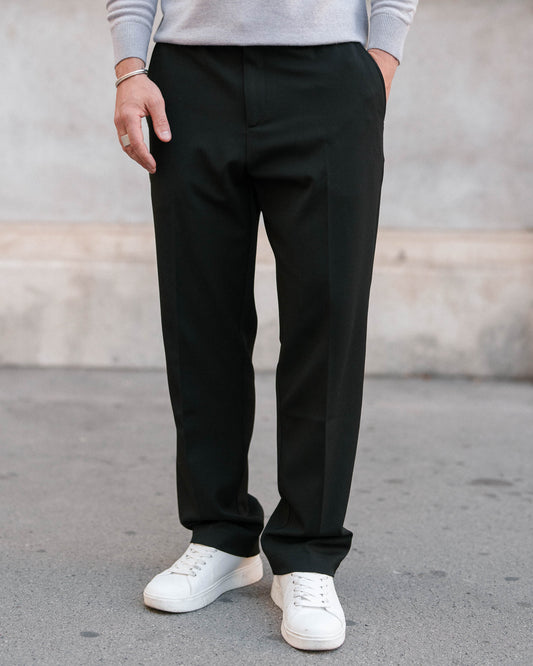 Suit Pants Regular Fit (Black)