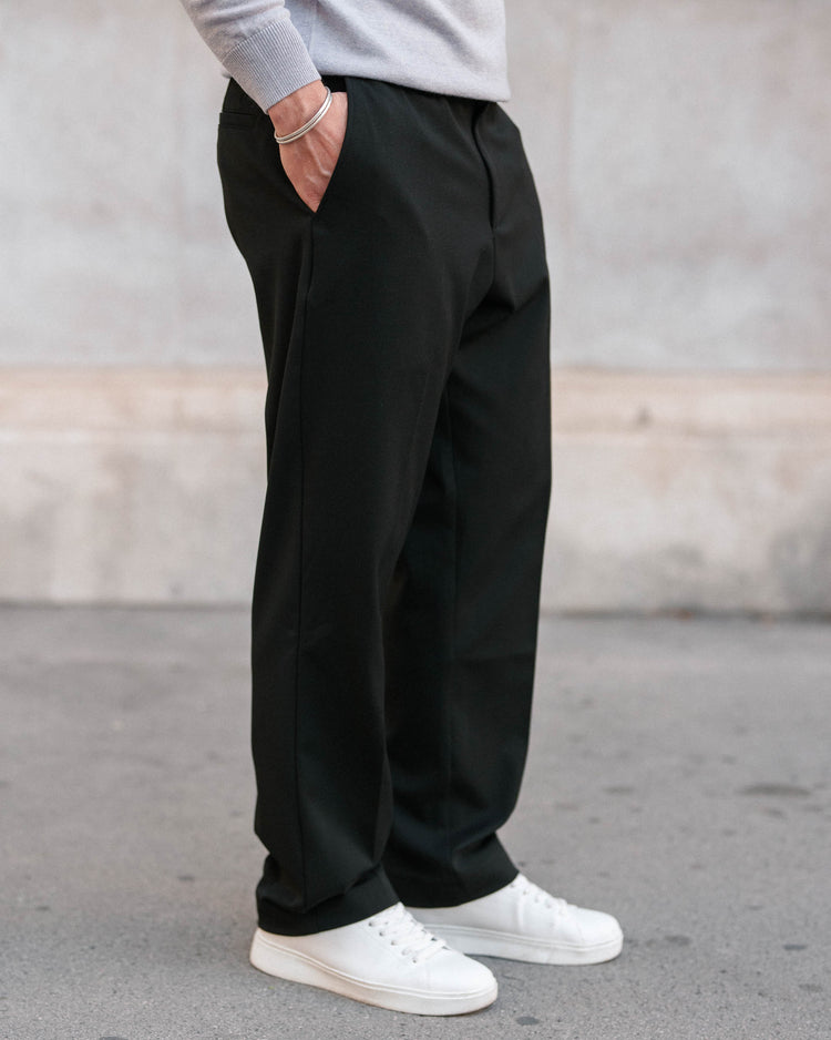 Suit Pants Regular Fit (Black)