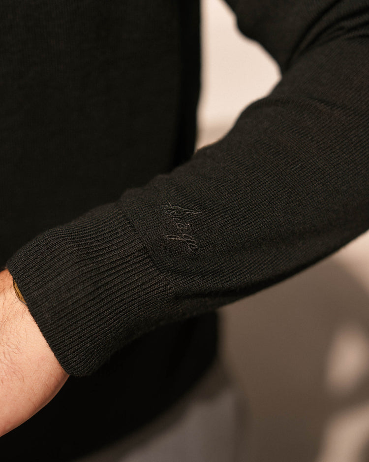 Merino Crewneck (Black)