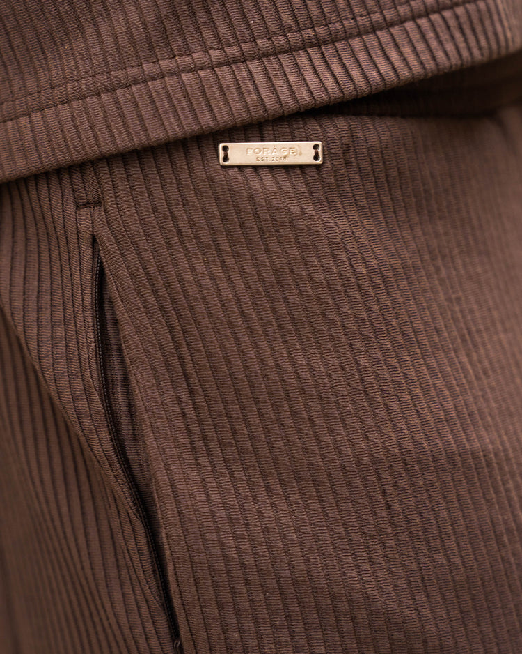 Plissee Pants (Brown)