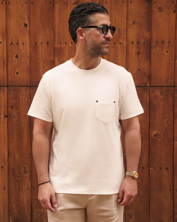 Pocket T-Shirt (Off-White)