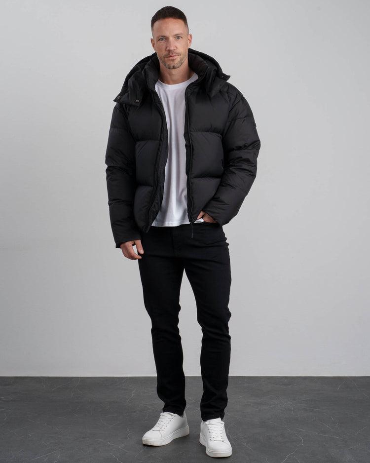 Down Puffer Jacket (black)