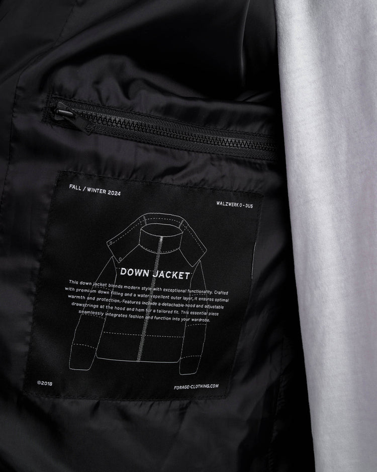 Down Puffer Jacket (black)