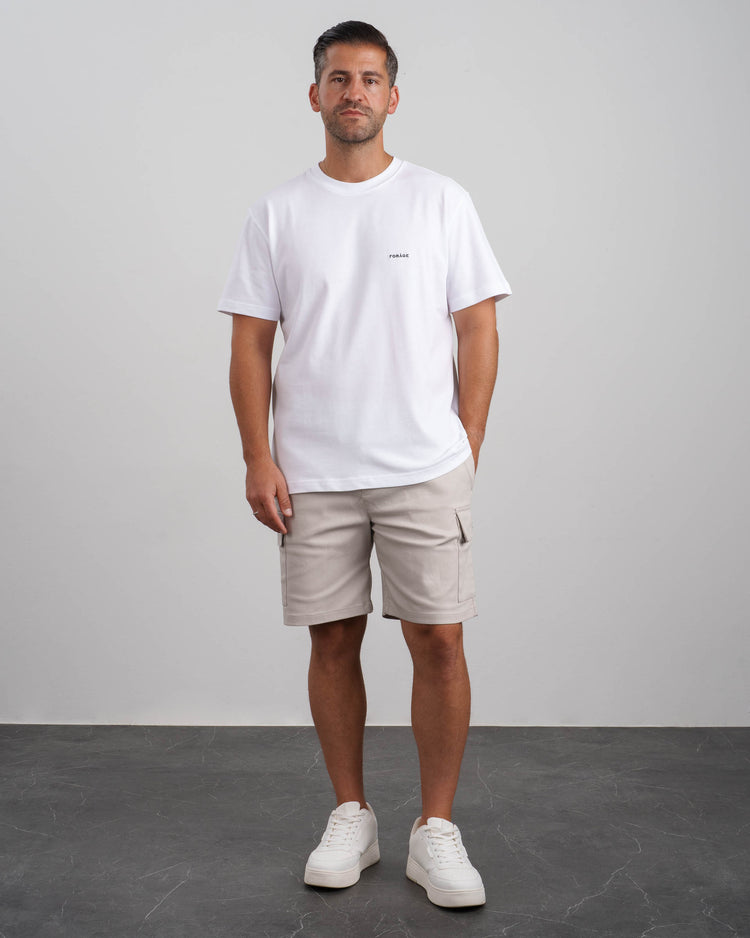 Minimal Logo T-Shirt (White)