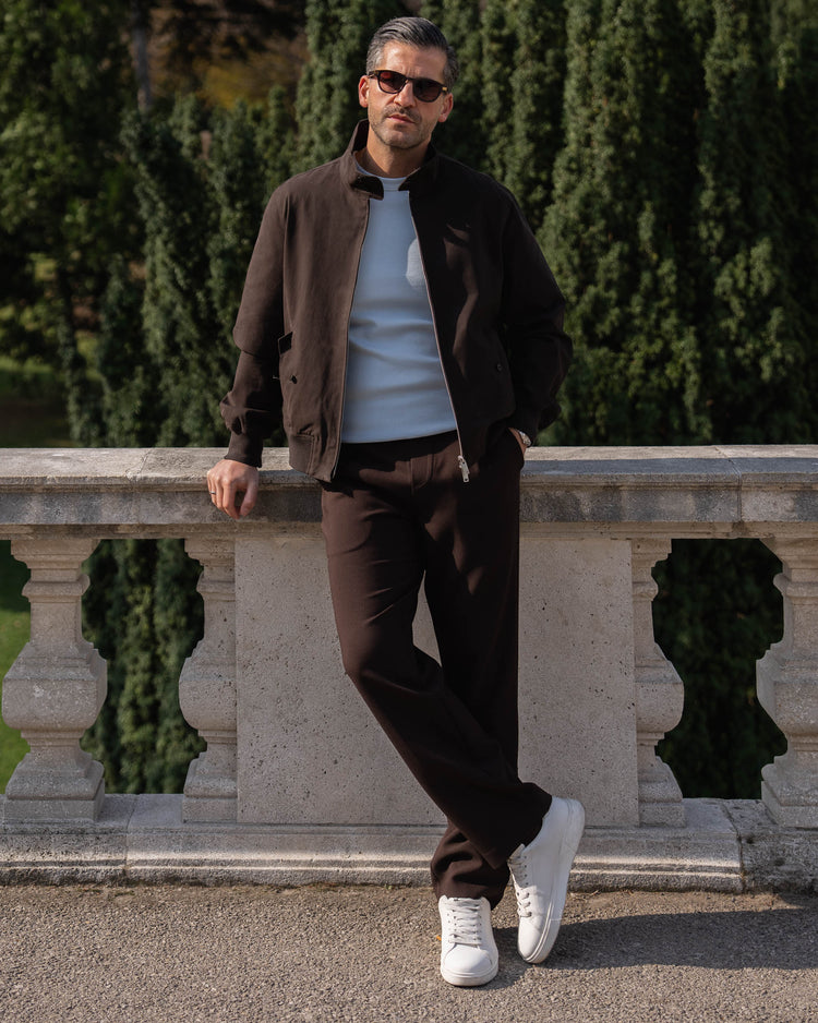 Comfort Suit Pants Regular Fit (Brown)