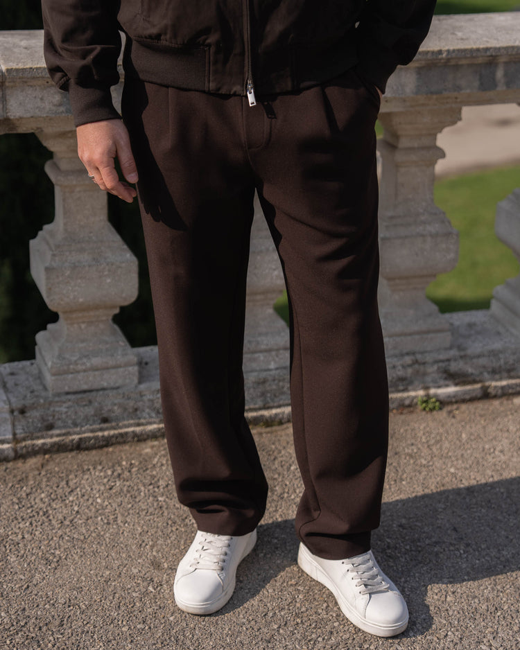 Comfort Suit Pants Regular Fit (Brown)
