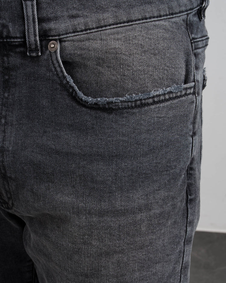 Essential Regular Fit Jeans (Dark Grey)