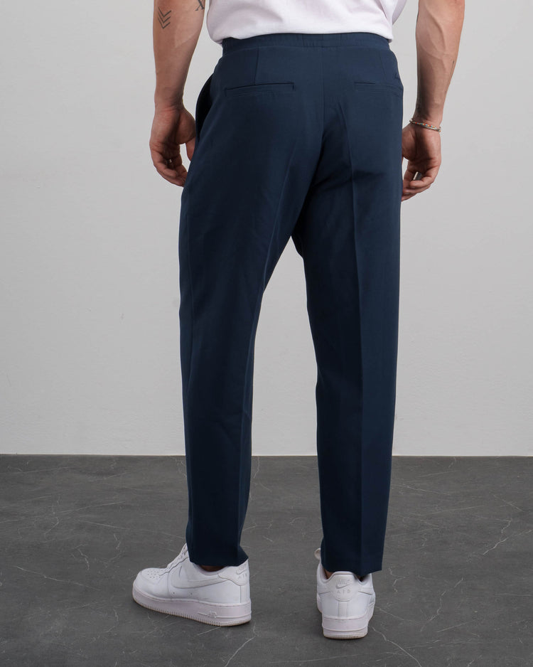 Slim Fit Pants (Navy)