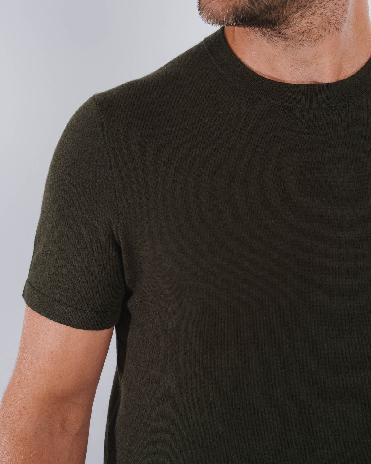 BLEND KNIT T-SHIRT