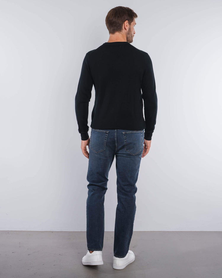 Merino Crewneck (Black)