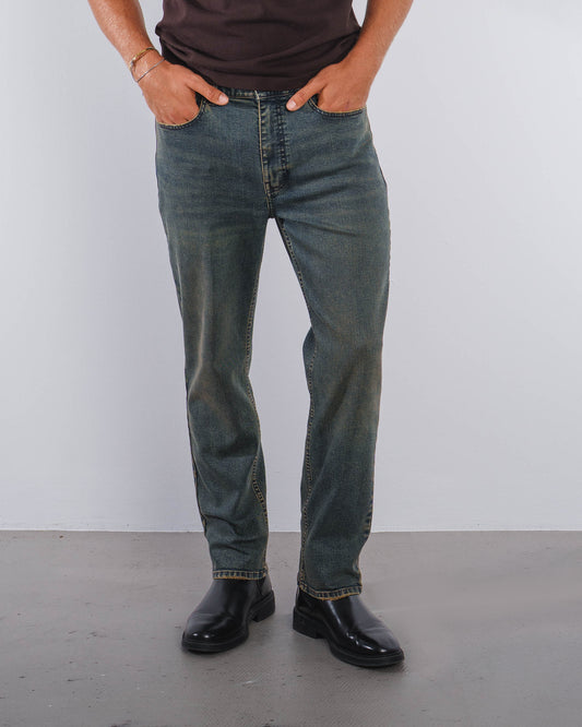 Essential Regular Fit Jeans (Ash Blue)