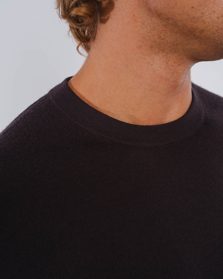 Merino Crewneck (Dark Brown)