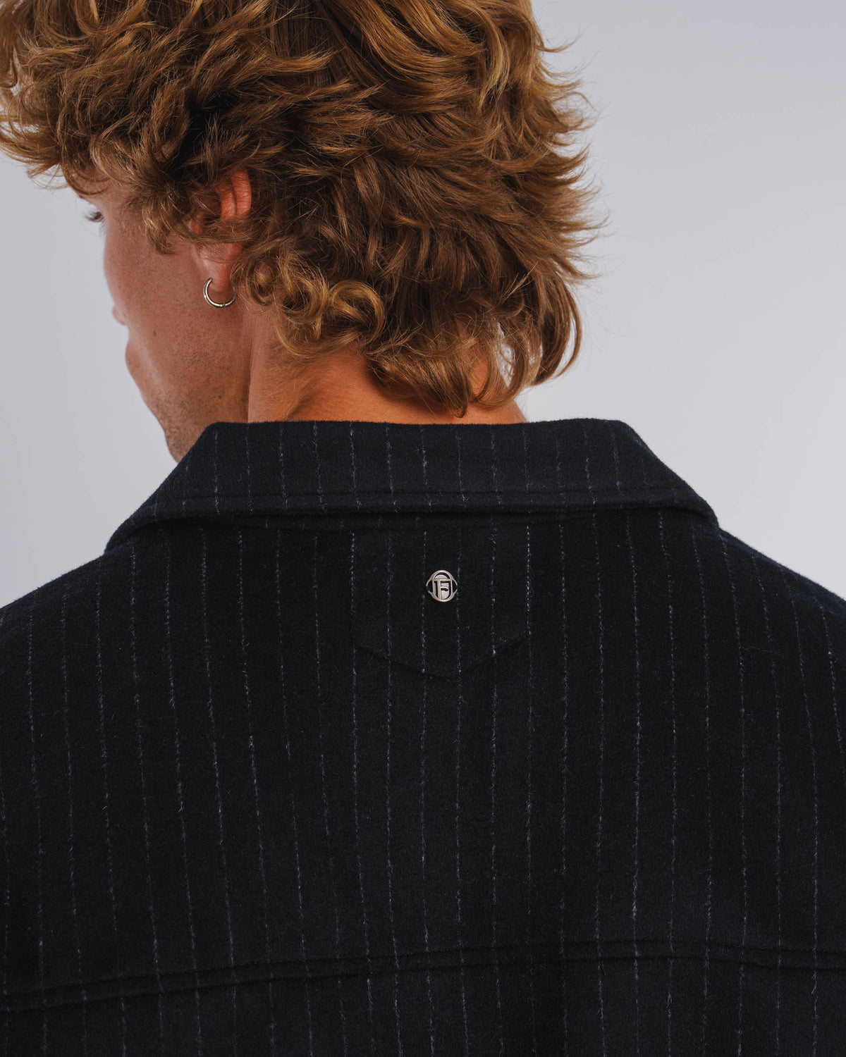 Pinstripe Flanell Overshirt