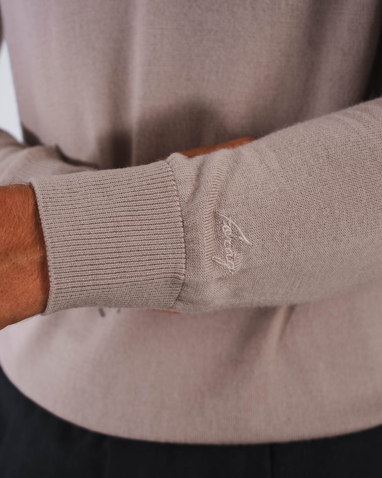 Merino Crewneck (Taupe)