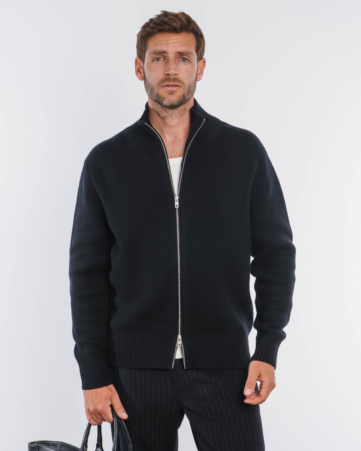 LOUNGE WOOL KNIT JACKET