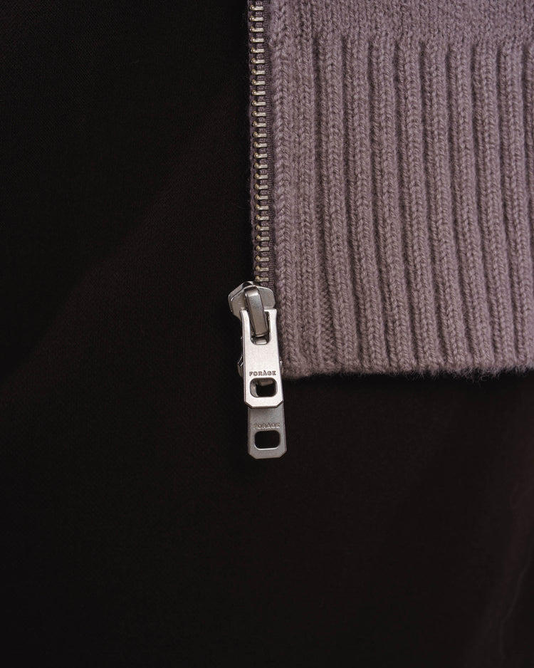 Lounge Wool Knit Jacket (Taupe)