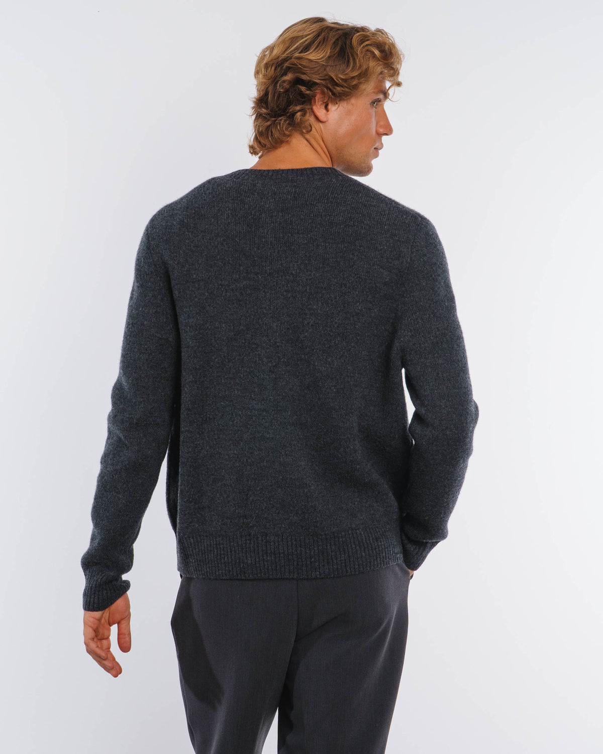 Wool Button Down Knit Cardigan