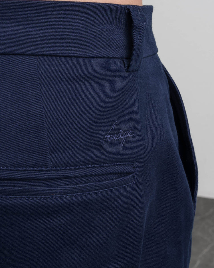 Slim Fit Chino Pants (Navy)