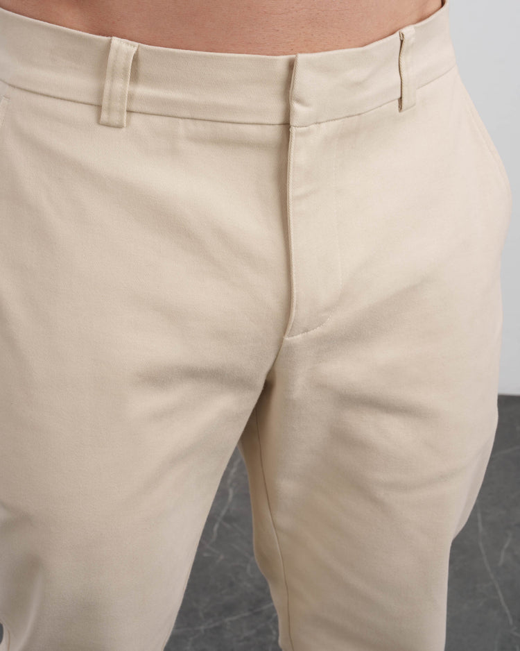 Slim Fit Chino Pants (Sand)