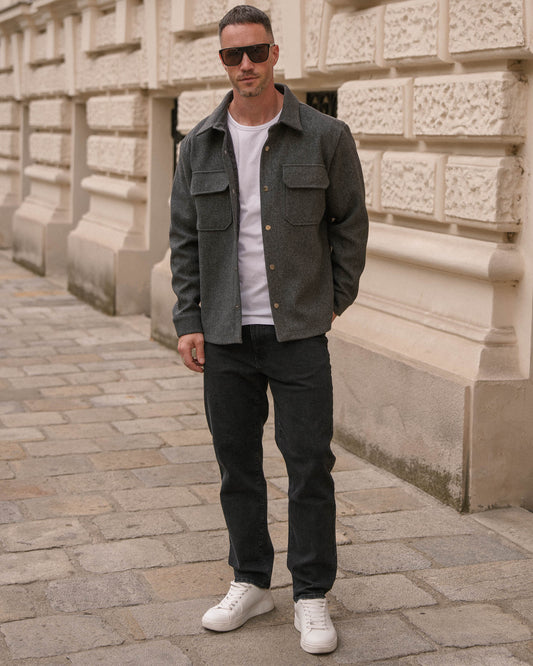 Overshirt (mid grey)