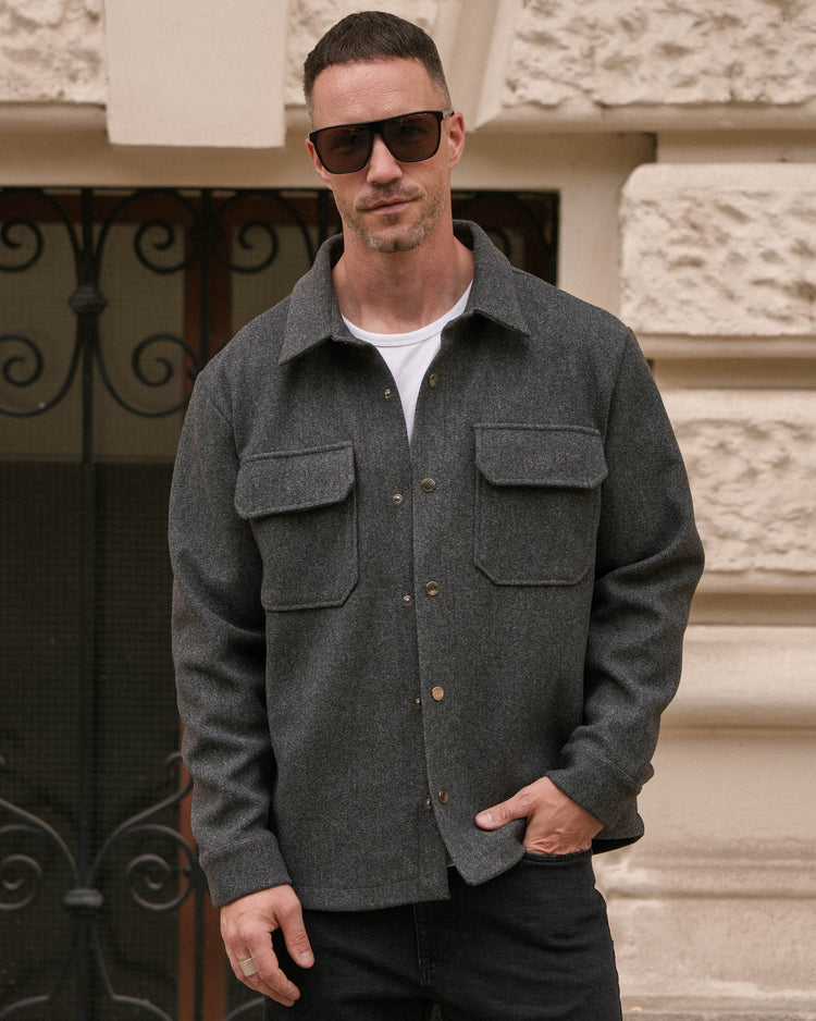 Overshirt (mid grey)