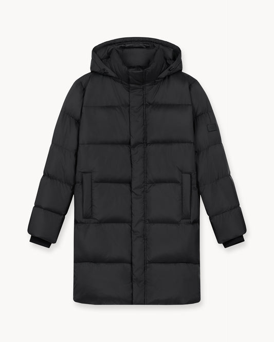 Down Puffer Coat (Black)