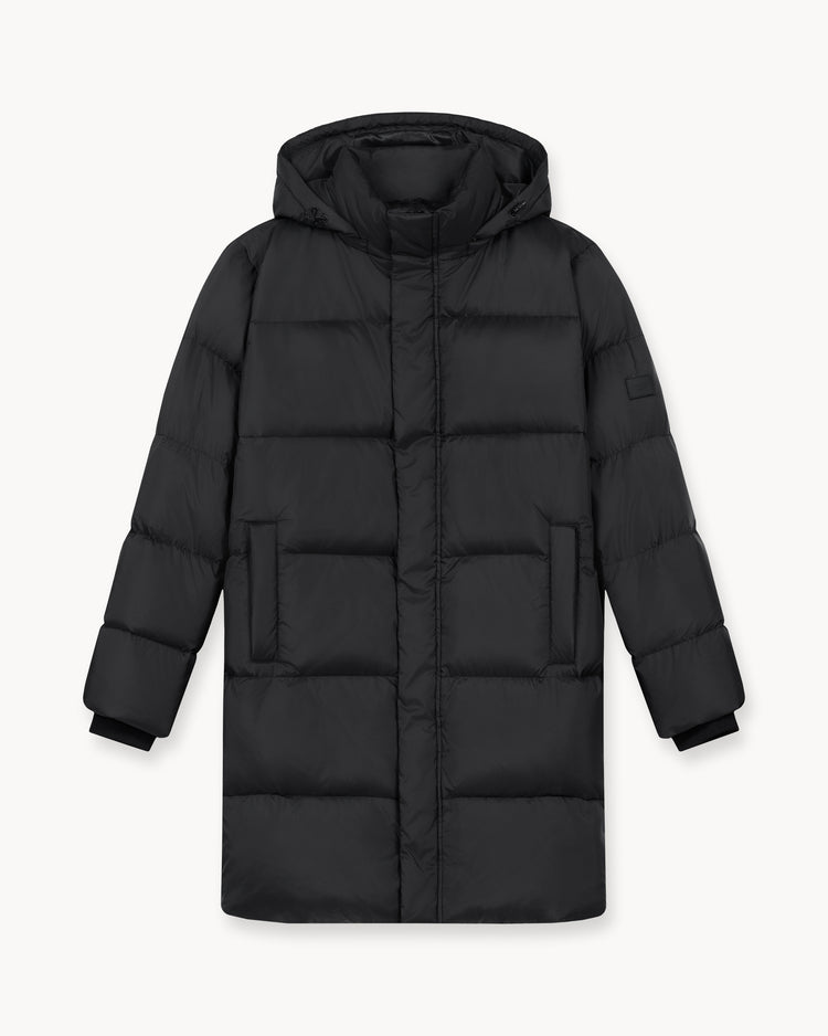 Down Puffer Coat (Black)