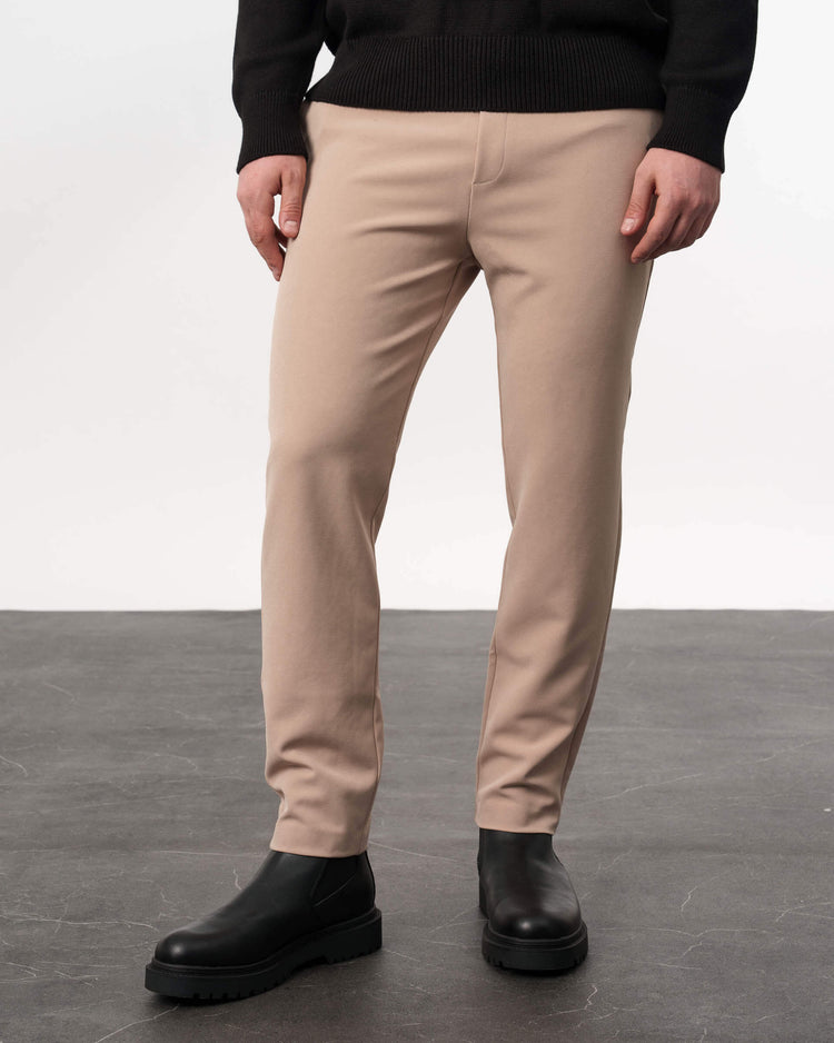 Tailored Pants (Beige)