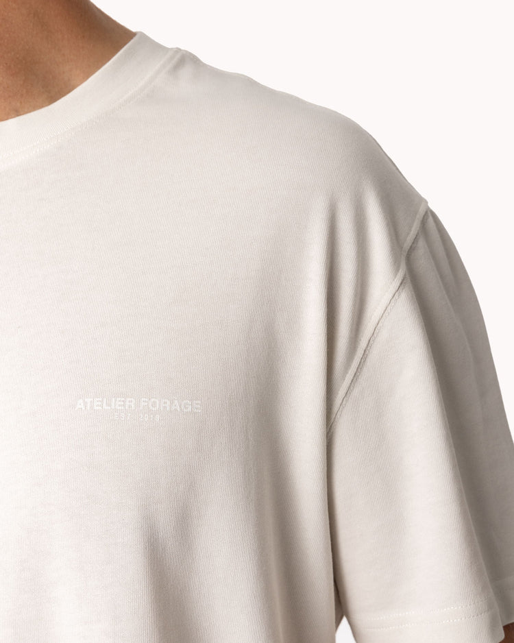 Relaxed Atelier Forage T-Shirt (ice gray)
