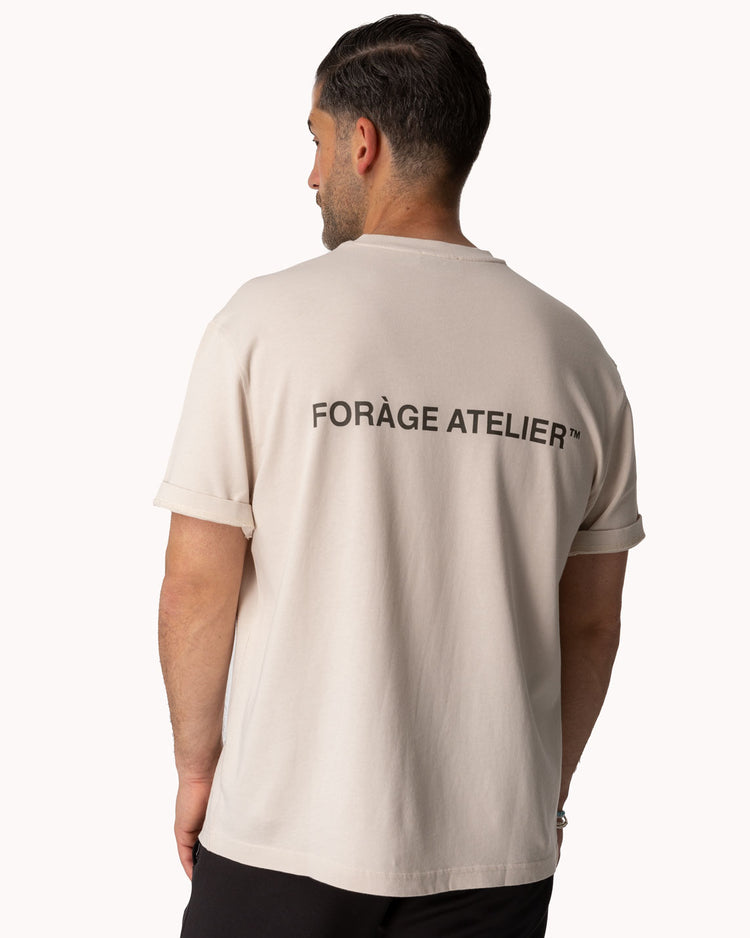 Relaxed Forage Atelier T-Shirt (oat milk)