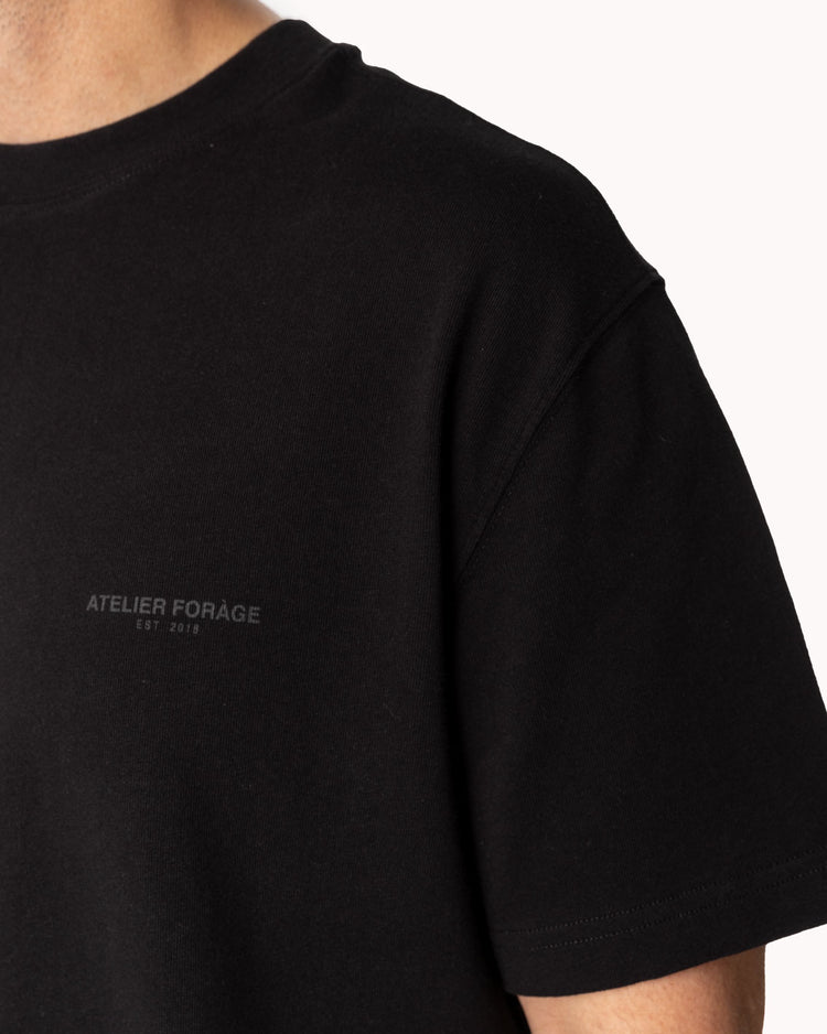 Relaxed Atelier Forage T-Shirt (black)