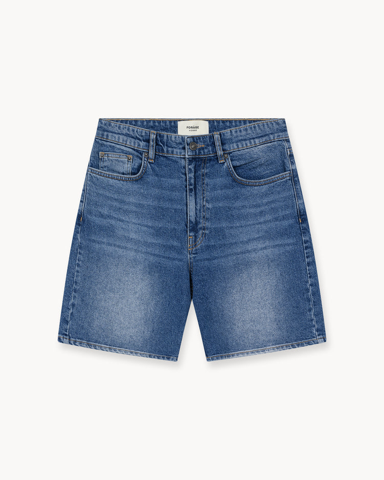 Jeans Shorts Relaxed Fit (Mid Blue)