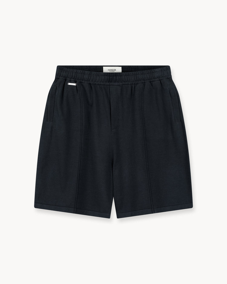 Flat Knit Shorts (black)