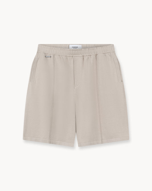 Flat Knit Shorts (taupe)