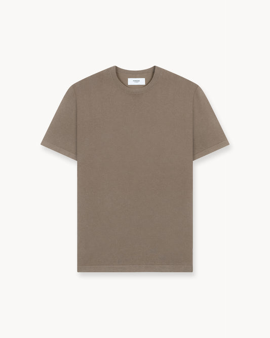 Blend Knit T-Shirt (Mocca)