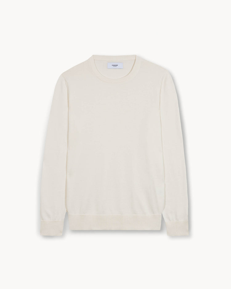 Knit Crewneck (Off-white)